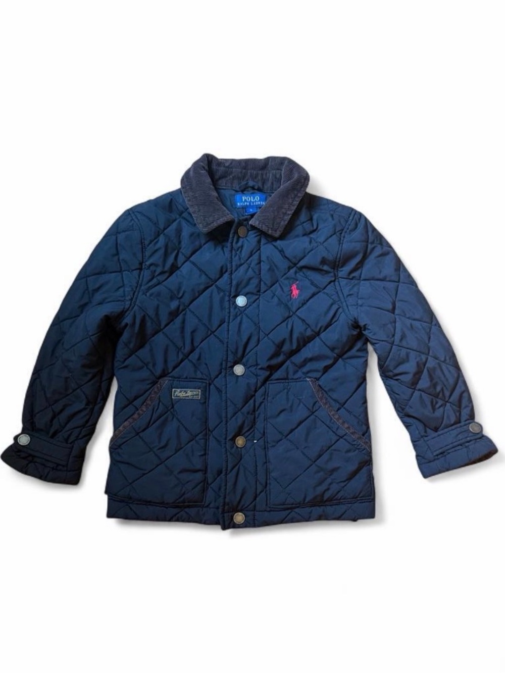 Polo Ralph Lauren Kids Size 5 Navy Quilted Barn Jacket